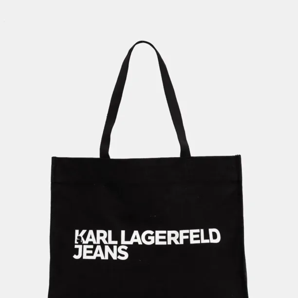 Karl Lagerfeld Jeans poseta culoarea negru