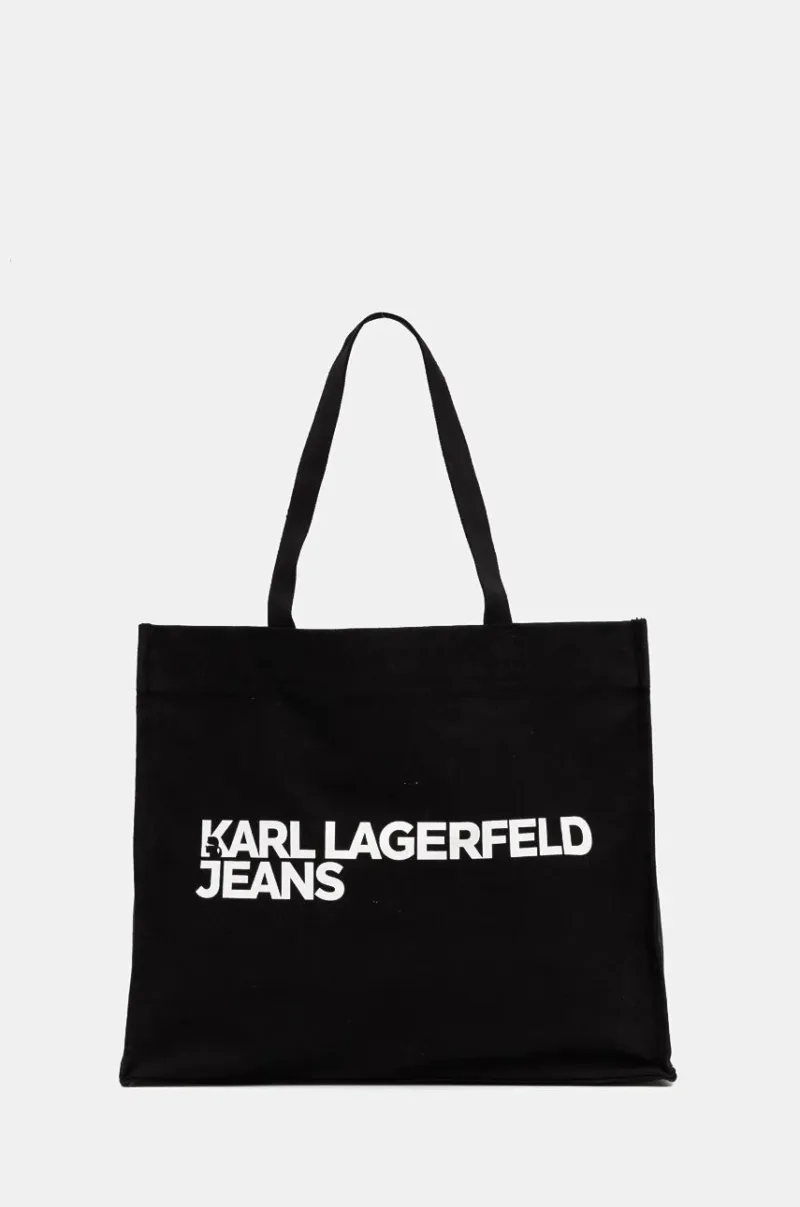 Karl Lagerfeld Jeans poseta culoarea negru