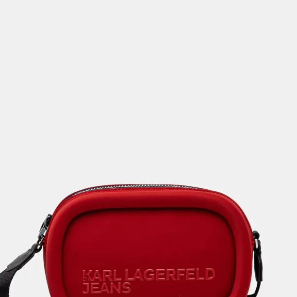 Karl Lagerfeld Jeans poseta culoarea rosu