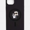 Karl Lagerfeld carcasa de telefon iPhone 15 Plus / 14 Plus 6.7 culoarea negru