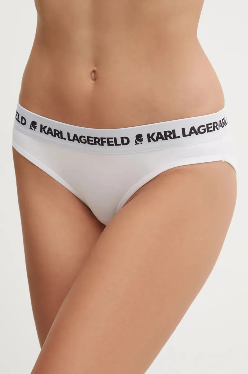 Karl Lagerfeld chiloti 3-pack culoarea alb