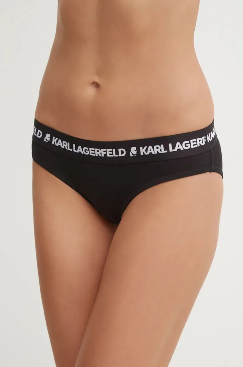 Karl Lagerfeld chiloti 3-pack culoarea negru