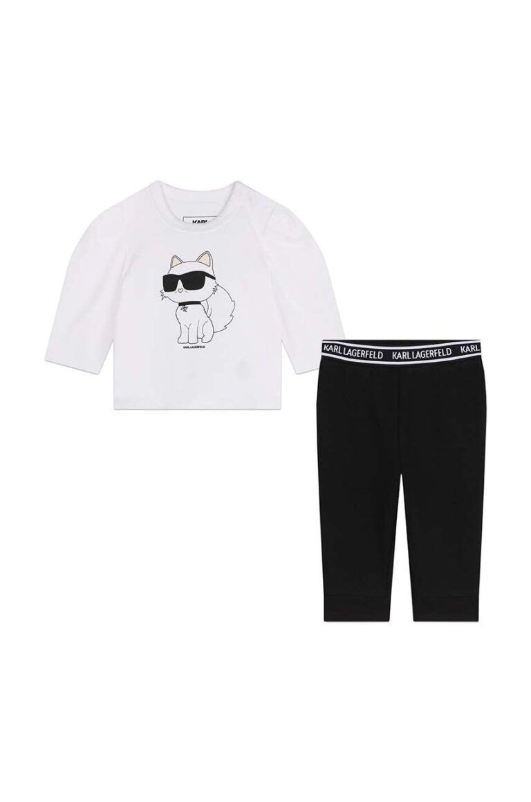 Karl Lagerfeld compleu bebe culoarea alb