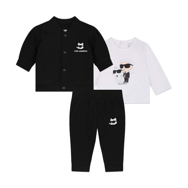 Karl Lagerfeld compleu bebe culoarea negru