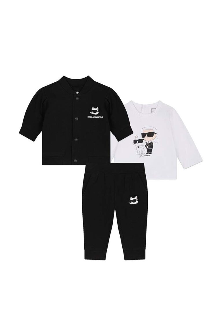 Karl Lagerfeld compleu bebe culoarea negru