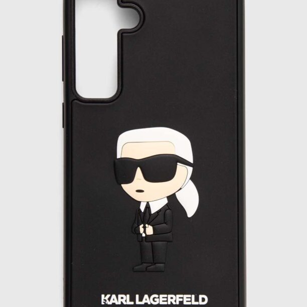 Karl Lagerfeld etui pentru telefon S24+ S926 culoarea negru