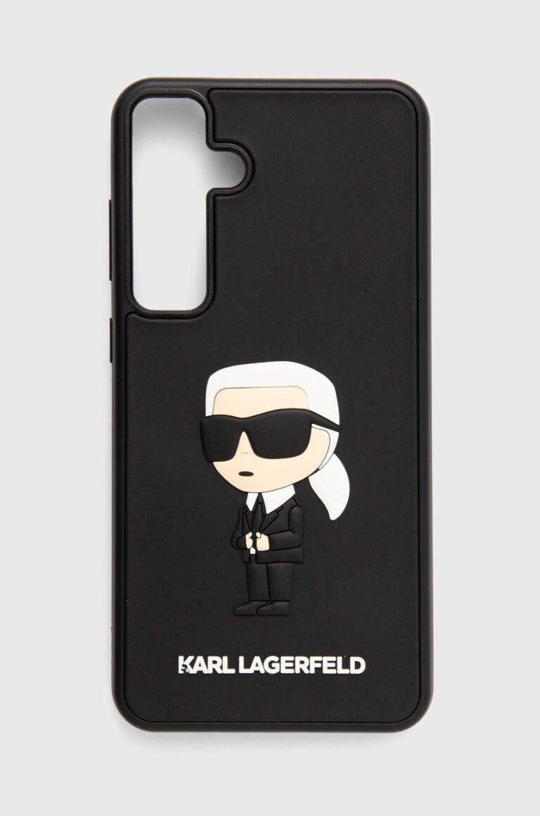 Karl Lagerfeld etui pentru telefon S24+ S926 culoarea negru