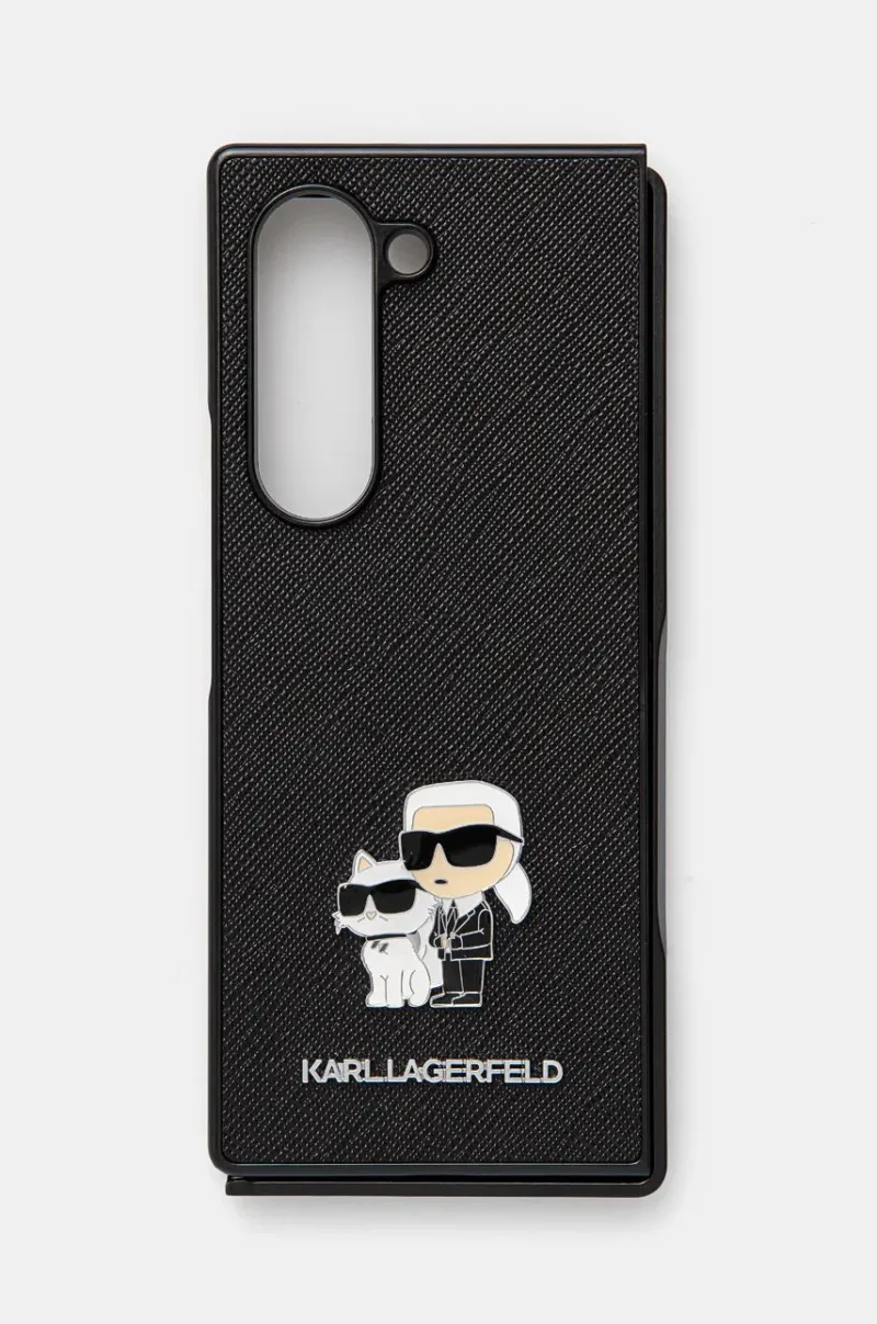 Karl Lagerfeld etui pentru telefon Z Fold6 F956 culoarea negru