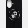 Karl Lagerfeld etui pentru telefon iPhone 16 6.1 culoarea negru