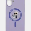 Karl Lagerfeld etui pentru telefon iPhone 16 Plus 6.7 culoarea violet