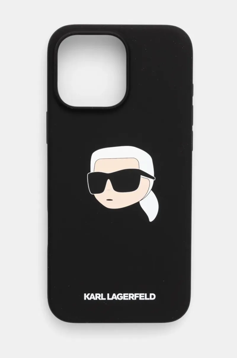 Karl Lagerfeld etui pentru telefon iPhone 16 Pro Max 6.9 culoarea negru