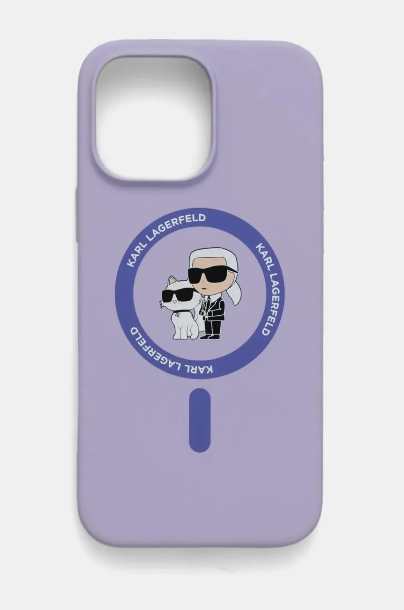 Karl Lagerfeld etui pentru telefon iPhone 16 Pro Max 6.9 culoarea violet