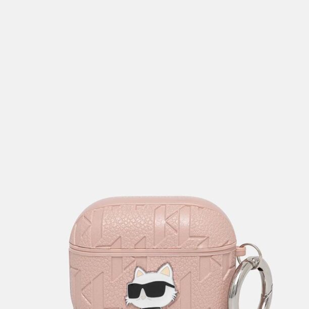 Karl Lagerfeld husa airpods 3 culoarea roz