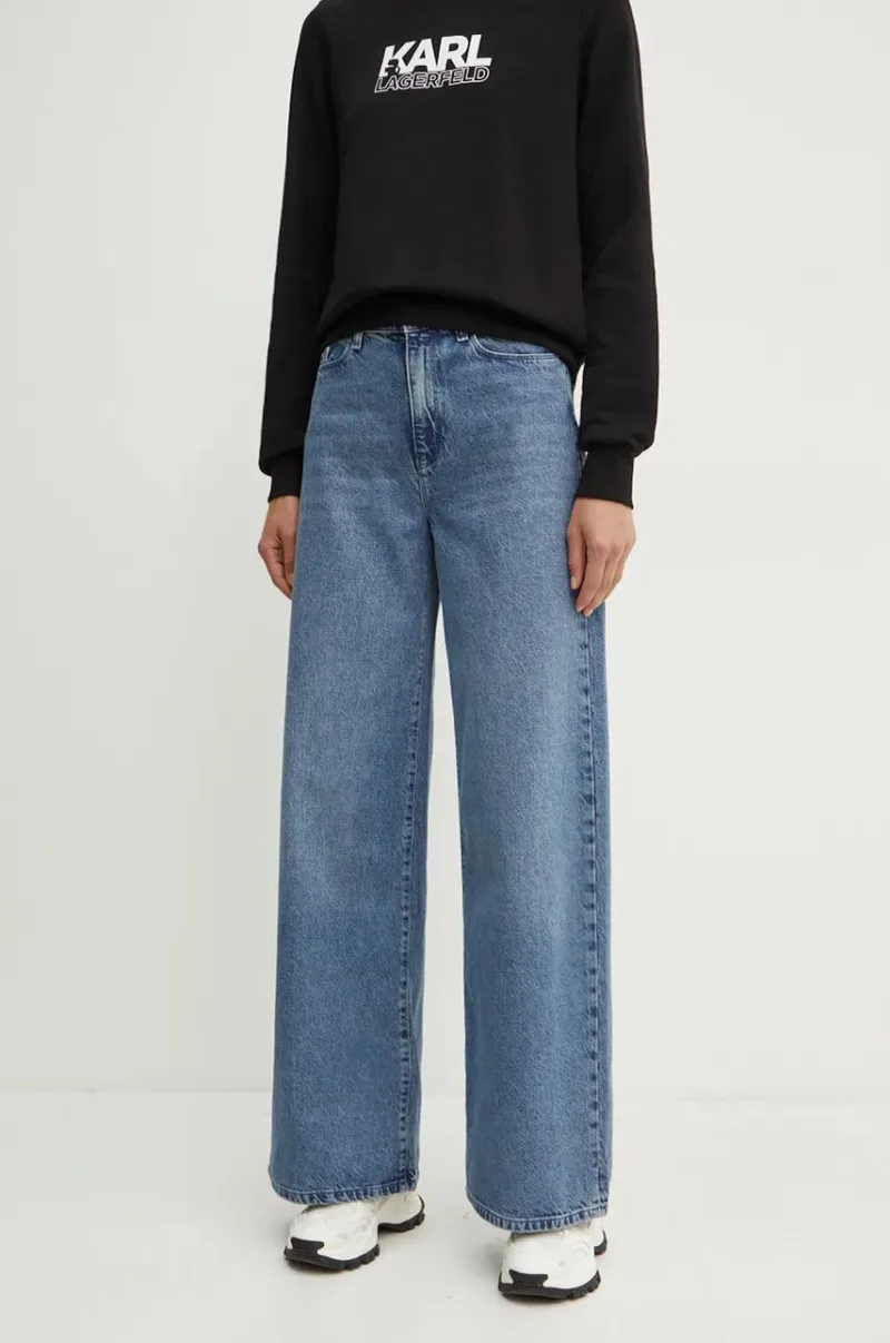 Karl Lagerfeld jeansi femei high waist