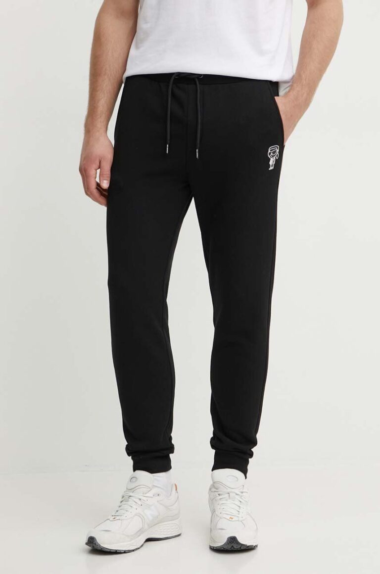 Karl Lagerfeld pantaloni de trening culoarea negru