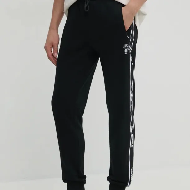 Karl Lagerfeld pantaloni de trening culoarea negru