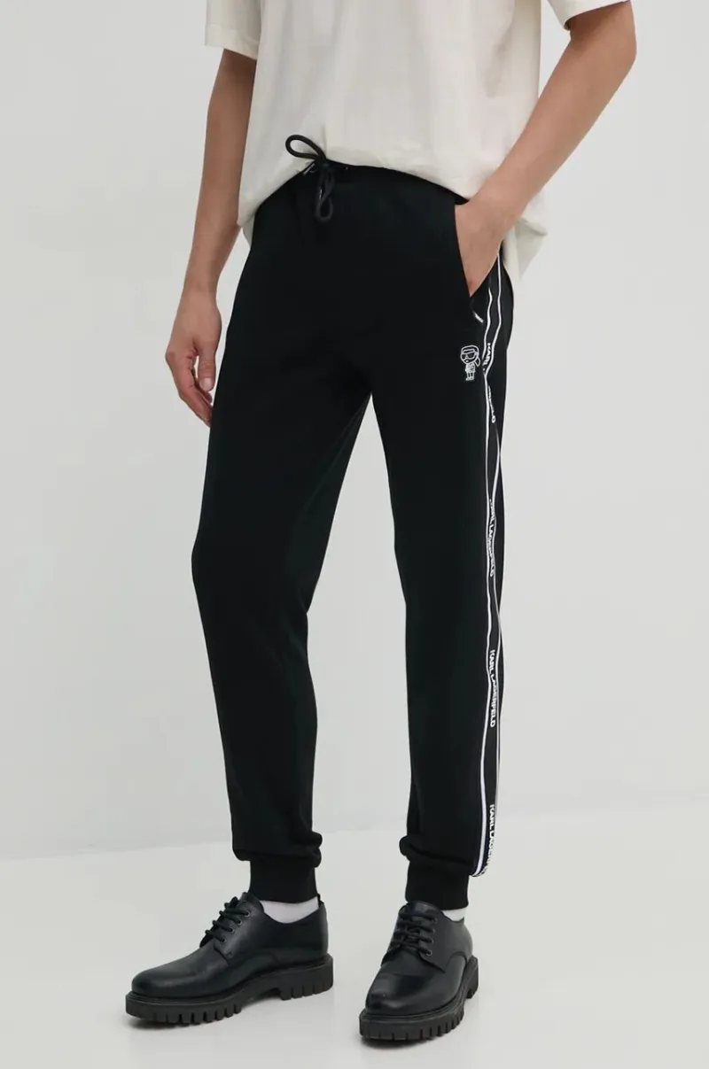 Karl Lagerfeld pantaloni de trening culoarea negru