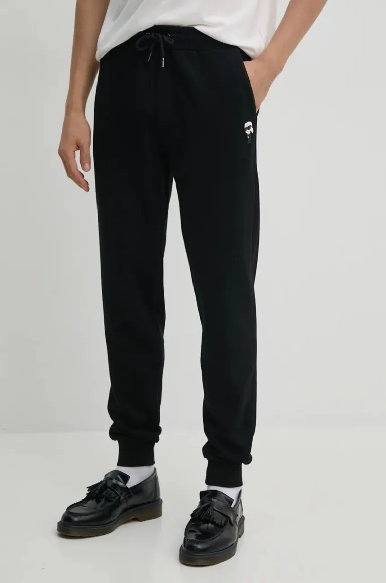 Karl Lagerfeld pantaloni de trening culoarea negru