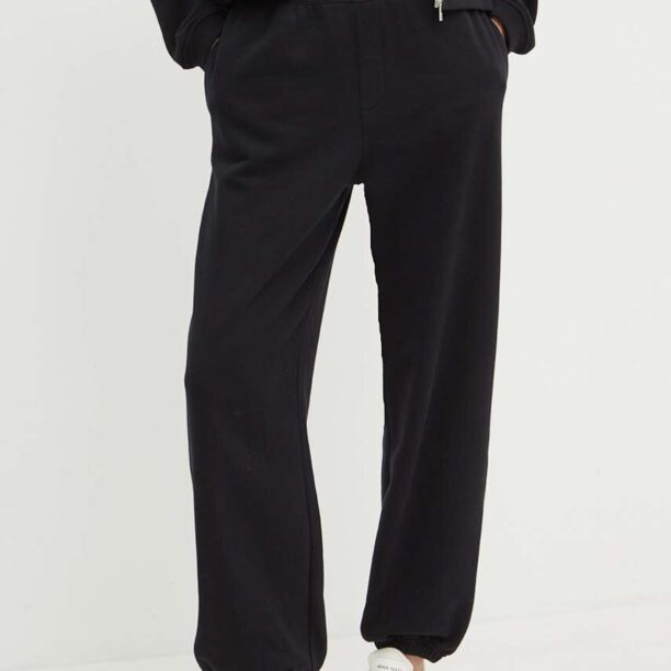 Karl Lagerfeld pantaloni de trening din bumbac culoarea negru