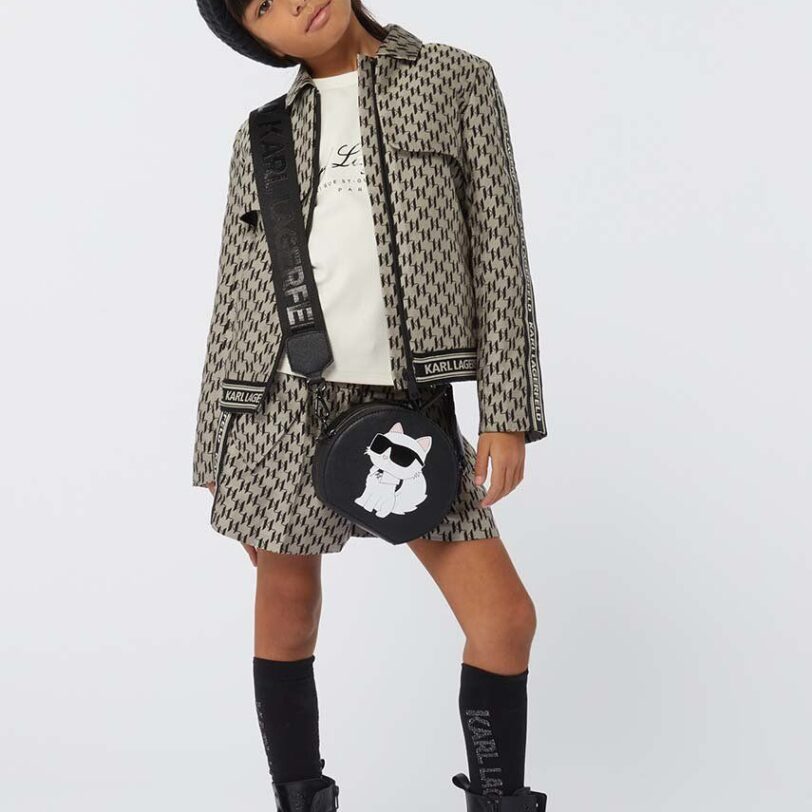 Karl Lagerfeld pantaloni scurti copii culoarea bej