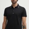 Karl Lagerfeld polo de bumbac culoarea negru