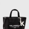 Karl Lagerfeld poseta culoarea negru