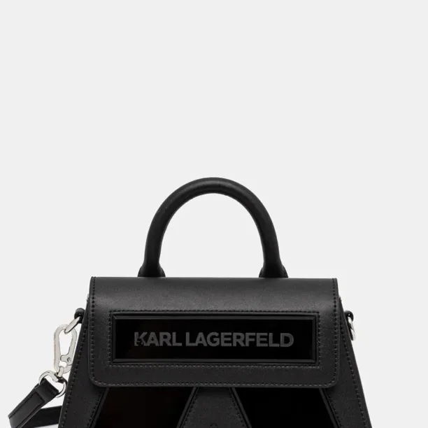 Karl Lagerfeld poseta culoarea negru