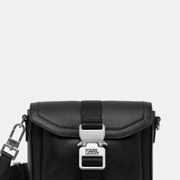 Karl Lagerfeld poseta culoarea negru