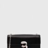 Karl Lagerfeld poseta de piele culoarea negru