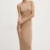 Karl Lagerfeld rochie culoarea bej