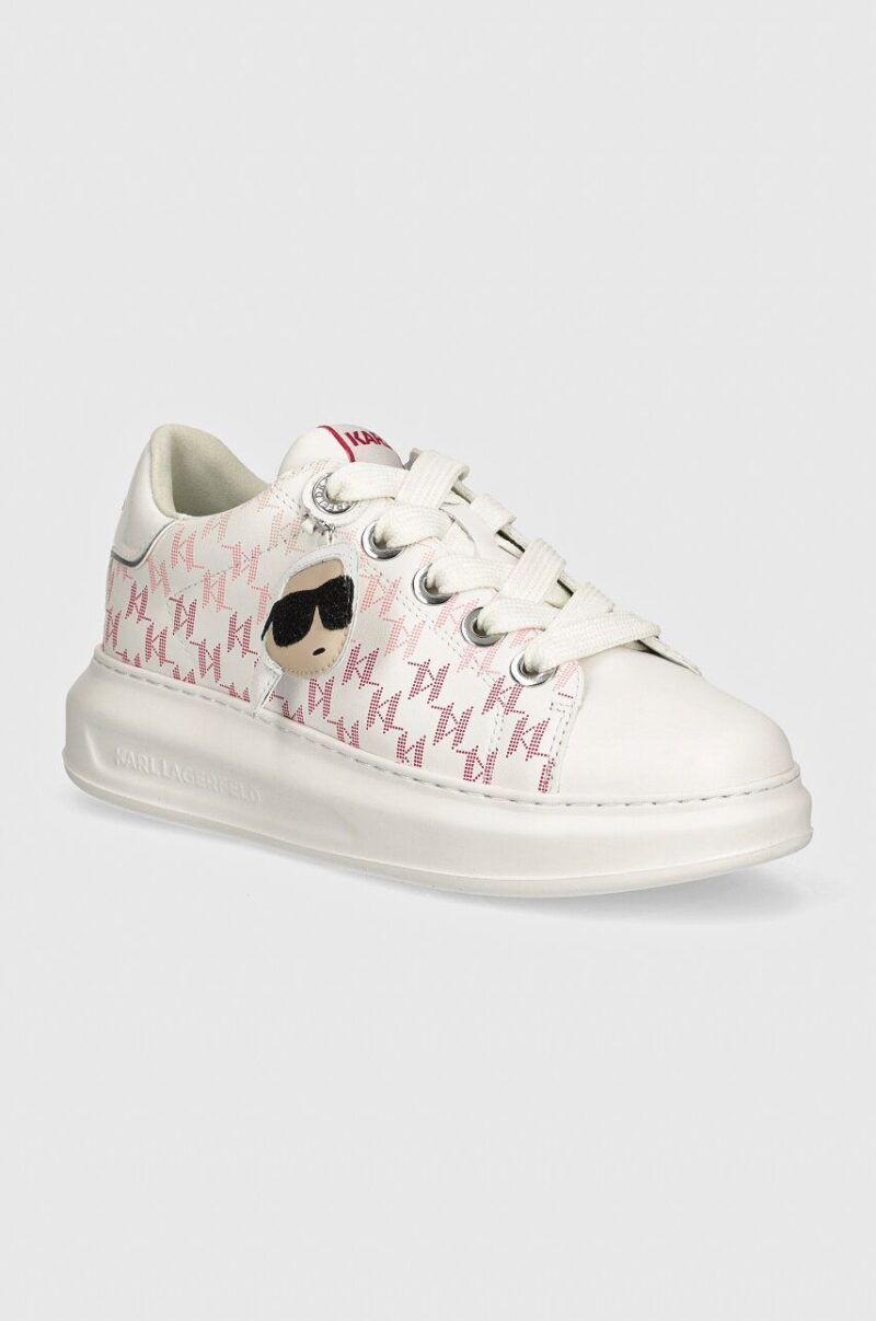 Karl Lagerfeld sneakers KAPRI culoarea alb