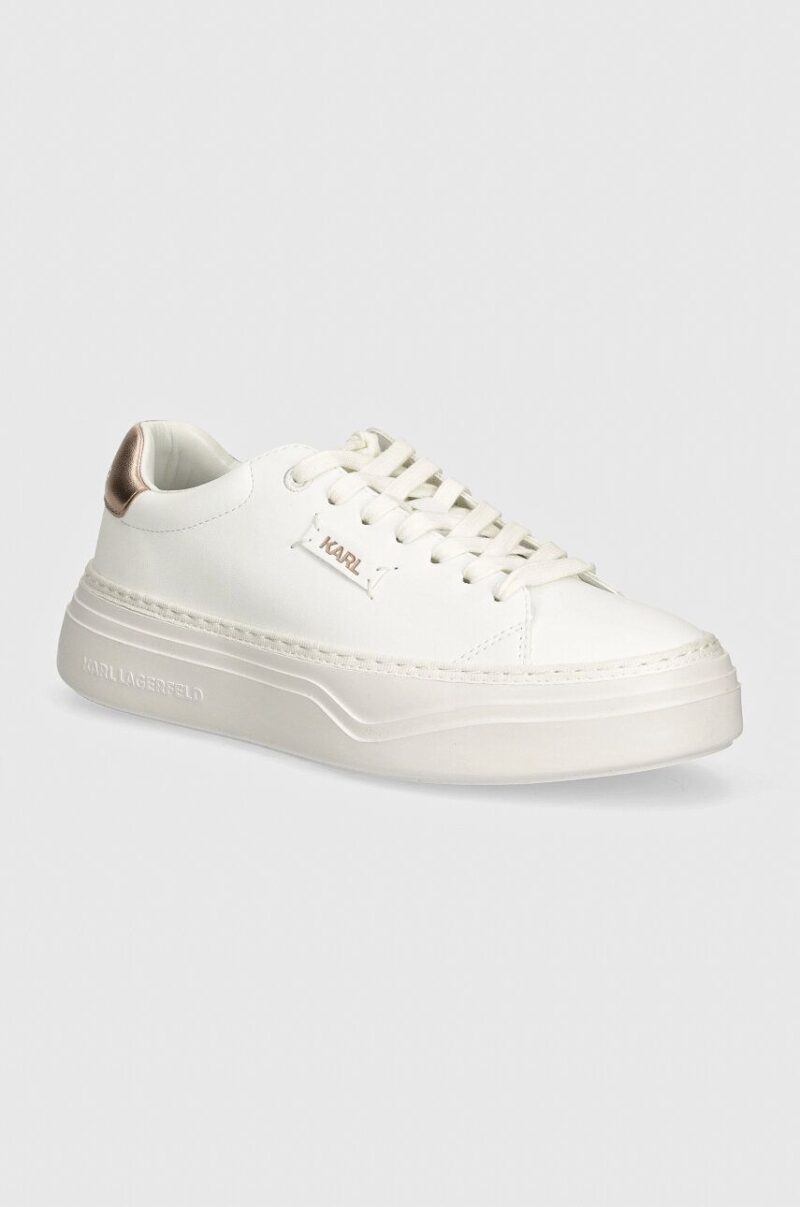 Karl Lagerfeld sneakers KONVERT culoarea alb