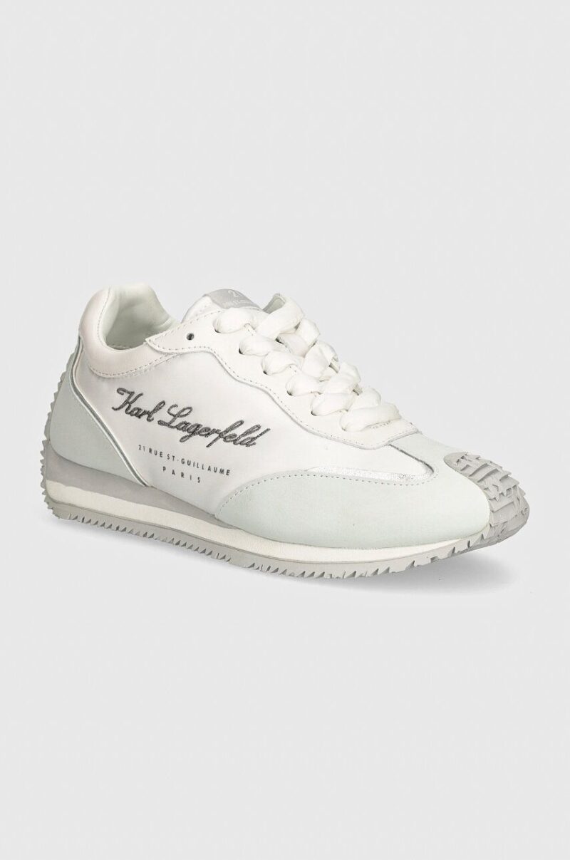 Karl Lagerfeld sneakers VELOCETTE culoarea alb