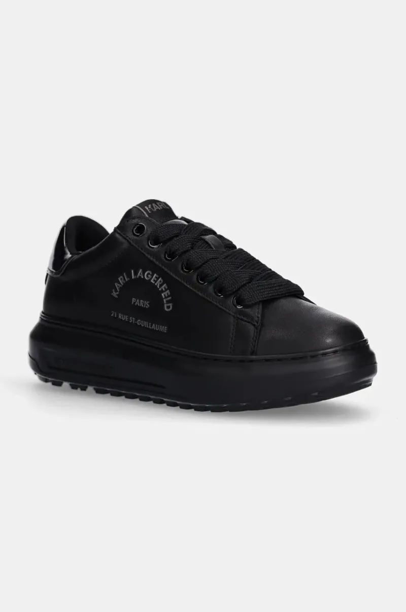 Karl Lagerfeld sneakers din piele KAPRI LUG culoarea negru