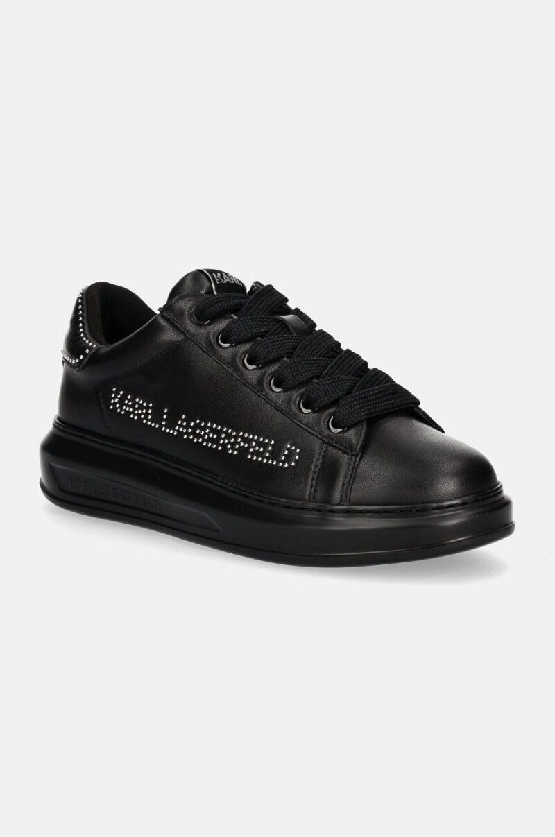 Karl Lagerfeld sneakers din piele KAPRI MENS culoarea negru