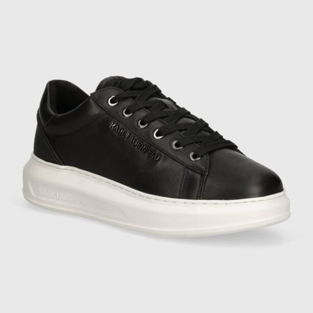 Karl Lagerfeld sneakers din piele KAPRI MENS culoarea negru