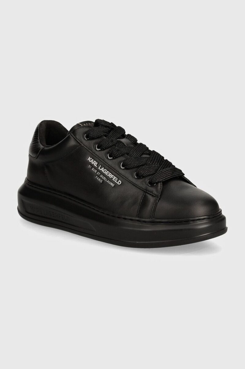 Karl Lagerfeld sneakers din piele KAPRI MENS culoarea negru