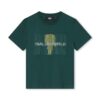 Karl Lagerfeld tricou de bumbac pentru copii culoarea verde