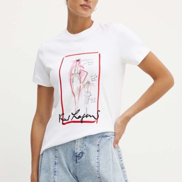 Karl Lagerfeld tricou din bumbac femei