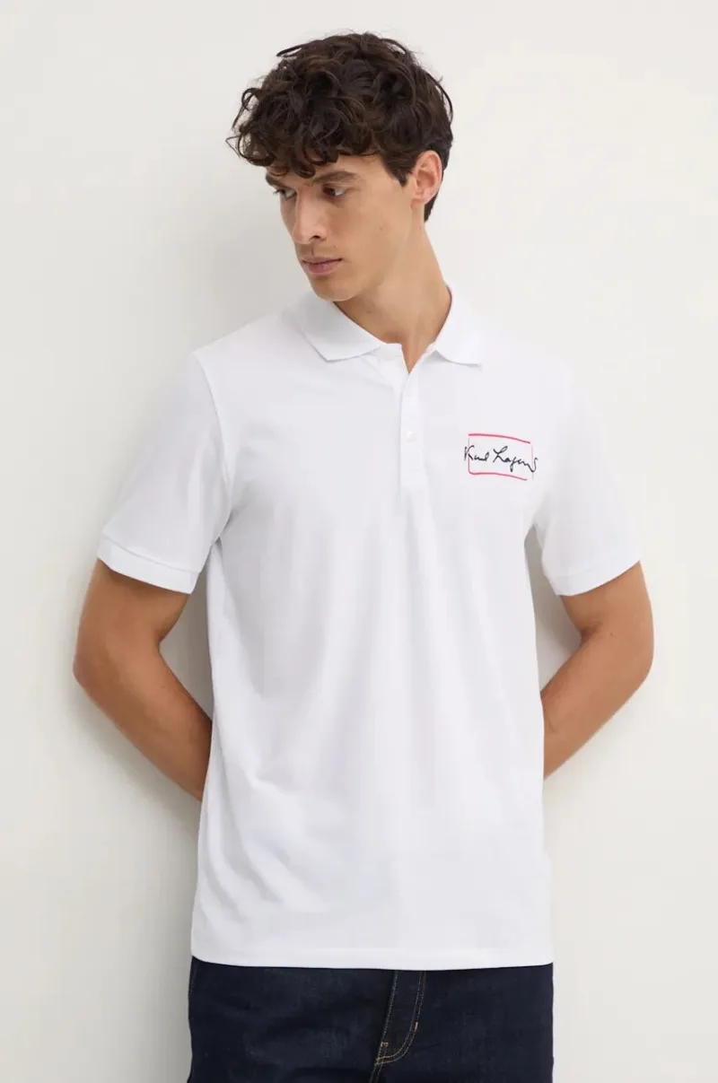 Karl Lagerfeld tricou polo barbati