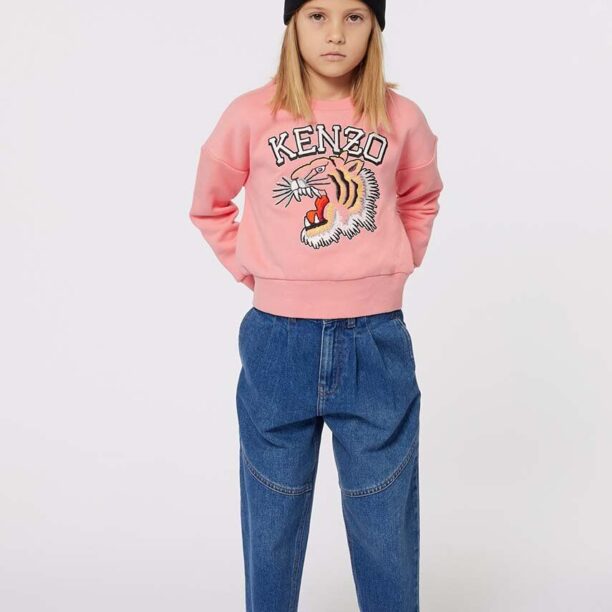 Kenzo Kids bluza copii culoarea roz