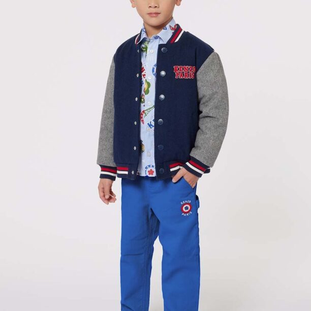 Kenzo Kids camasa de bumbac pentru copii K60806 preţ