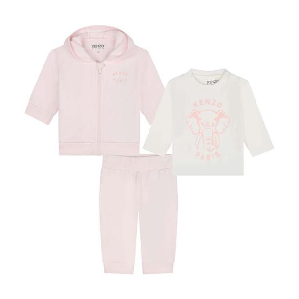 Kenzo Kids compleu bebe culoarea bej