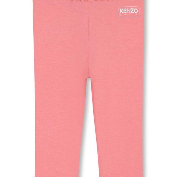 Kenzo Kids leggins copii culoarea roz