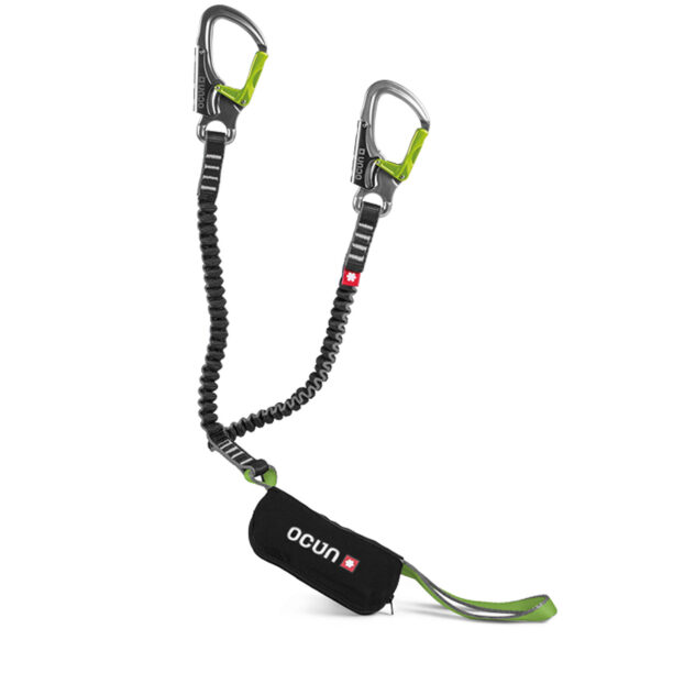 Preţ Kit de via ferrata Ocun Via Ferrata Twist + Chest Set - green