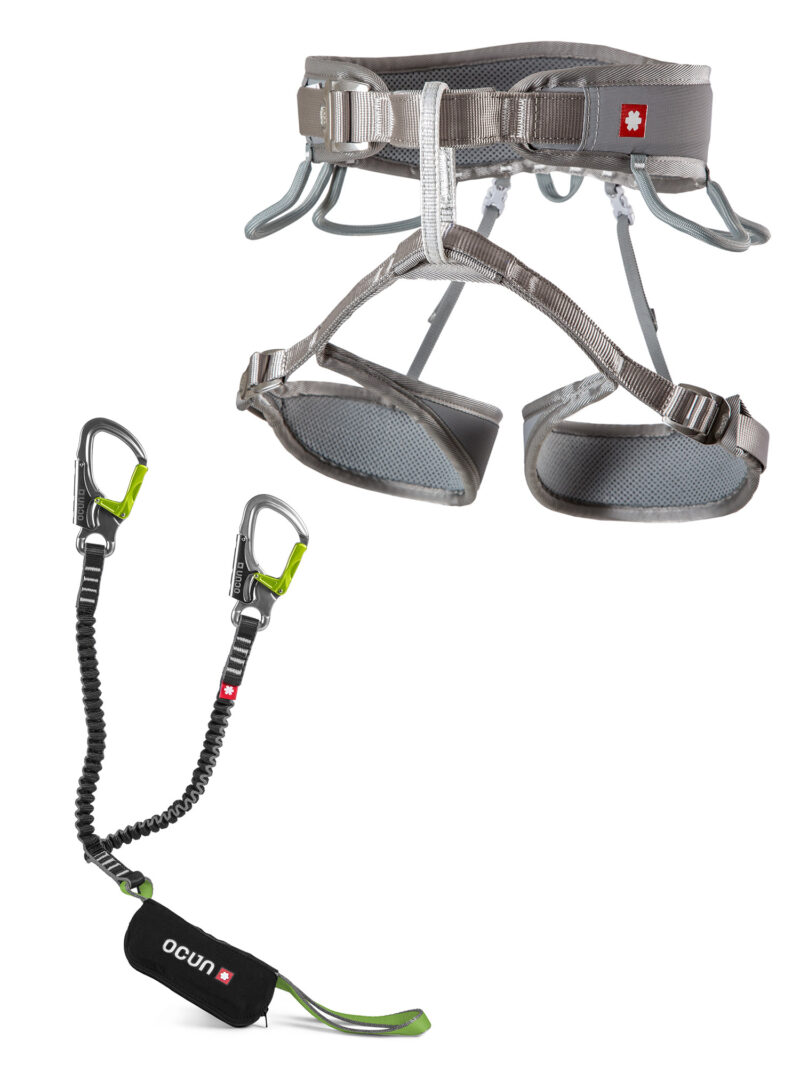 Kit via ferrata Ocun Via Ferrata Twist Set - grey silver