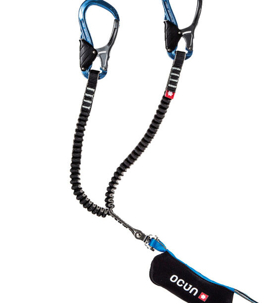 Preţ Kit via ferrata Ocun Via Ferrata Twist Tech Eco Captur Pro Swivel Shard Set - grey/blue