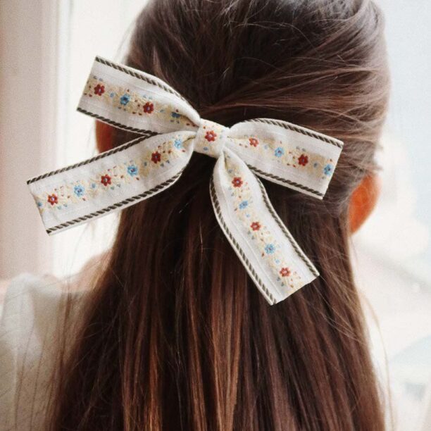 Konges Sløjd agrafa de par copii RIBBON BOWIE HAIR CLIP KS101646