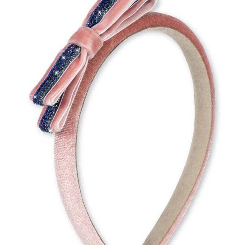 Konges Sløjd bandă de păr pentru copii VELVET BOW HAIRBRACE KS101789