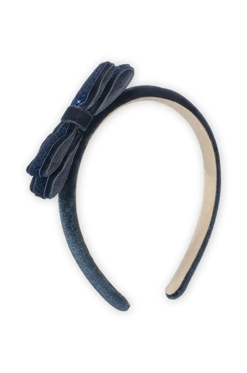 Konges Sløjd bandă de păr pentru copii VELVET BOW HAIRBRACE KS101862